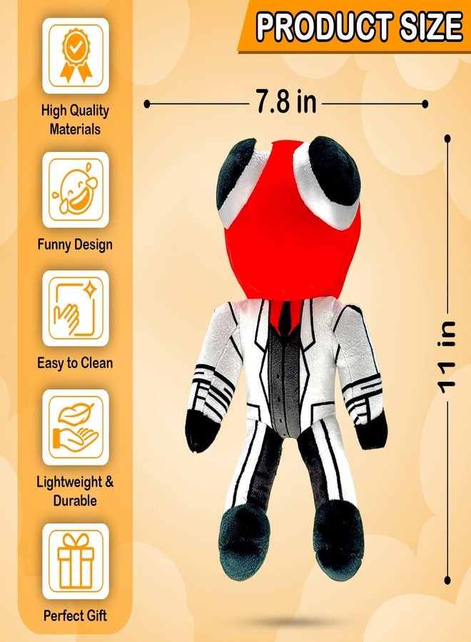 TwCare Red Plush Toy for Kids Adults, Playing with Family, Soft Stuffed Animal Plushie Toys, Plushies Birthday Thanksgiving Christmas Festival Night Party Favor Supplies Game Fans - Image 2